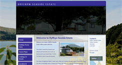 Desktop Screenshot of dyffryn-seaside-estate.co.uk